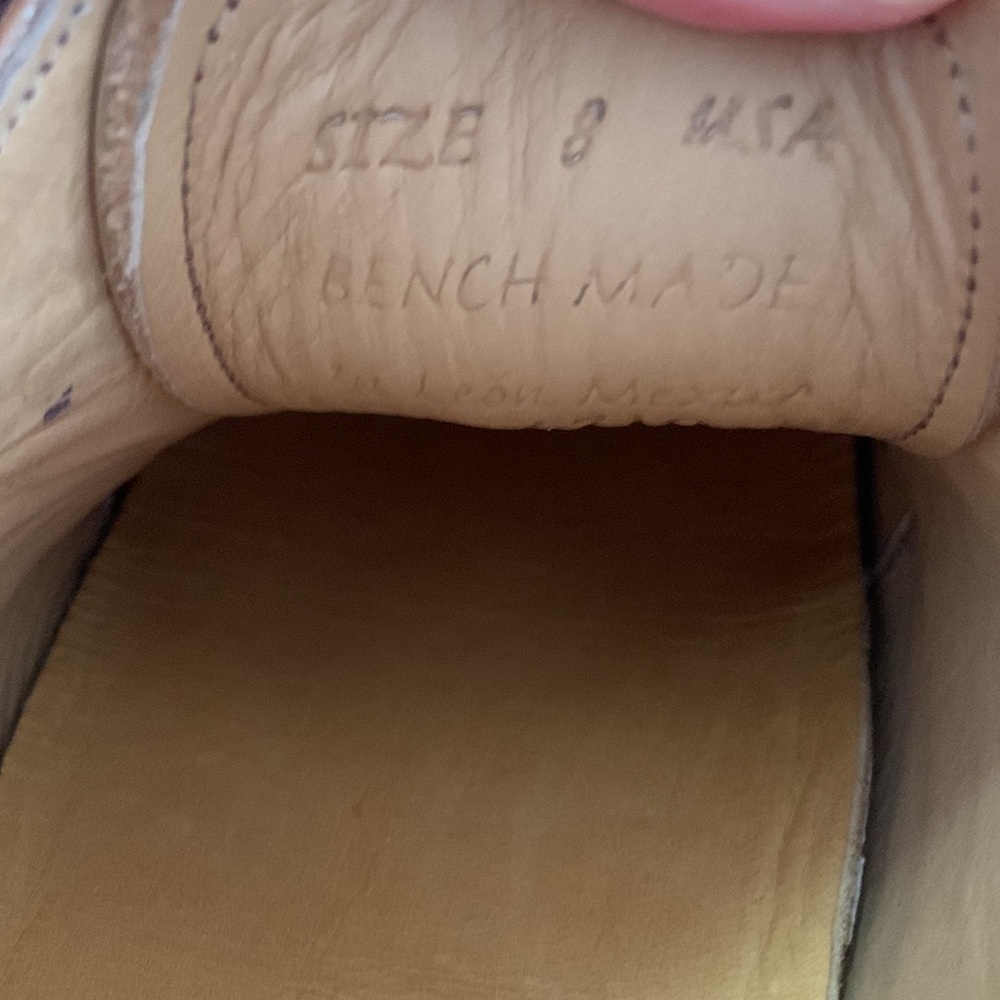 Bed Stu Brand Cream Distressed Oxfords Size 8 - Cobbler Series - VGUC - Picture 9 of 9